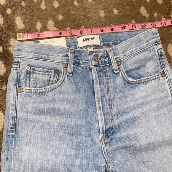 AGOLDE Jamie High Rise in Shakedown NWT 24 - Picture 8 of 14